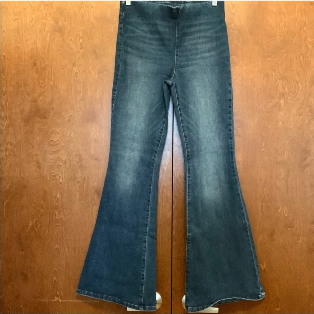 STS Blue Emery Flare Jeans High Waist Pull On Boho Western